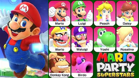 personajes mario party|mario party superstars characters.